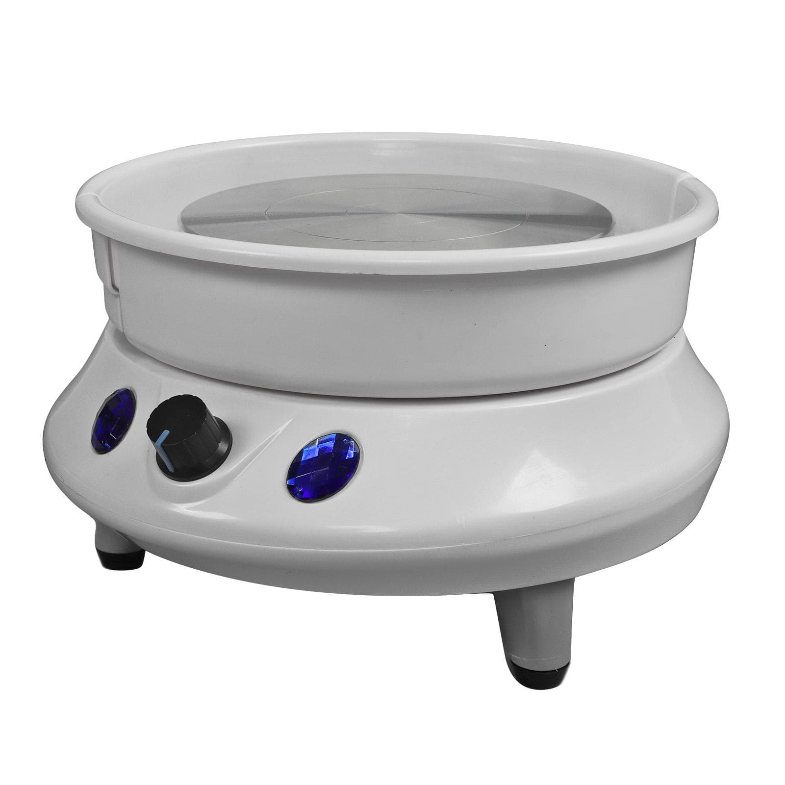 Pottery Wheel 3 Legged Support Humanized Design 15cm Turntable Diameter ABS Alloy Ceramic Machine US Plug