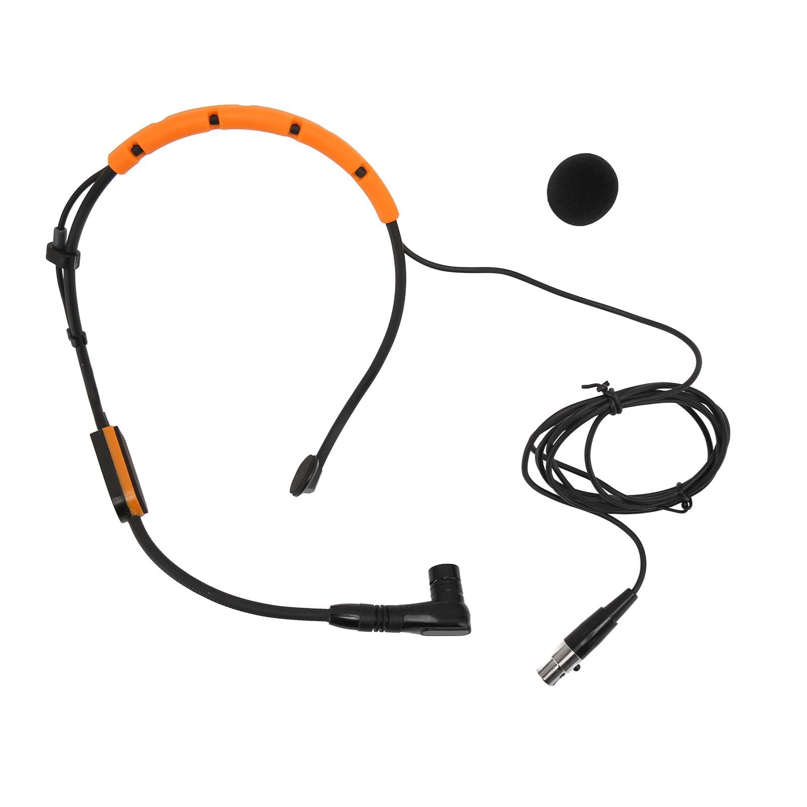 Headworn Condenser Microphone Hydrophobic Structure Fitness Headset Microphone for PGA31 SM31 SM35 yellow