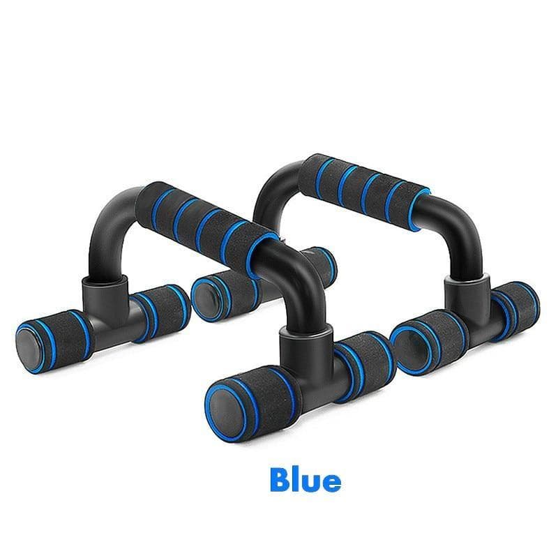 Push Up Fitness Equipment Workout Exercise At Home Sport Bodybuilding Exercise Bars Push-Ups Stands Gym Equipment blue