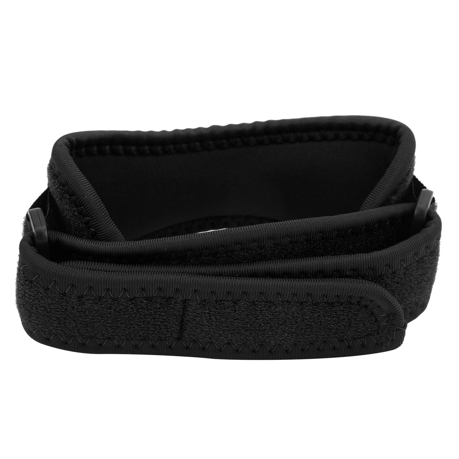 Knee Brace Adjustable Patella Tendon Knee Support Strap for Running Outdoor Sports Black