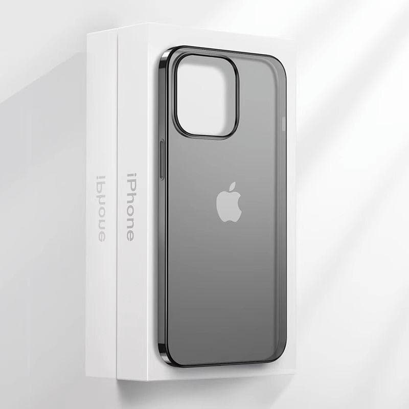 Applicable To IPhone 15 Matte PC Hard Shell Apple 14promax Full-package Anti-fall Semi-transparent Non-yellowing Protective Cover Apple 15ProMax
