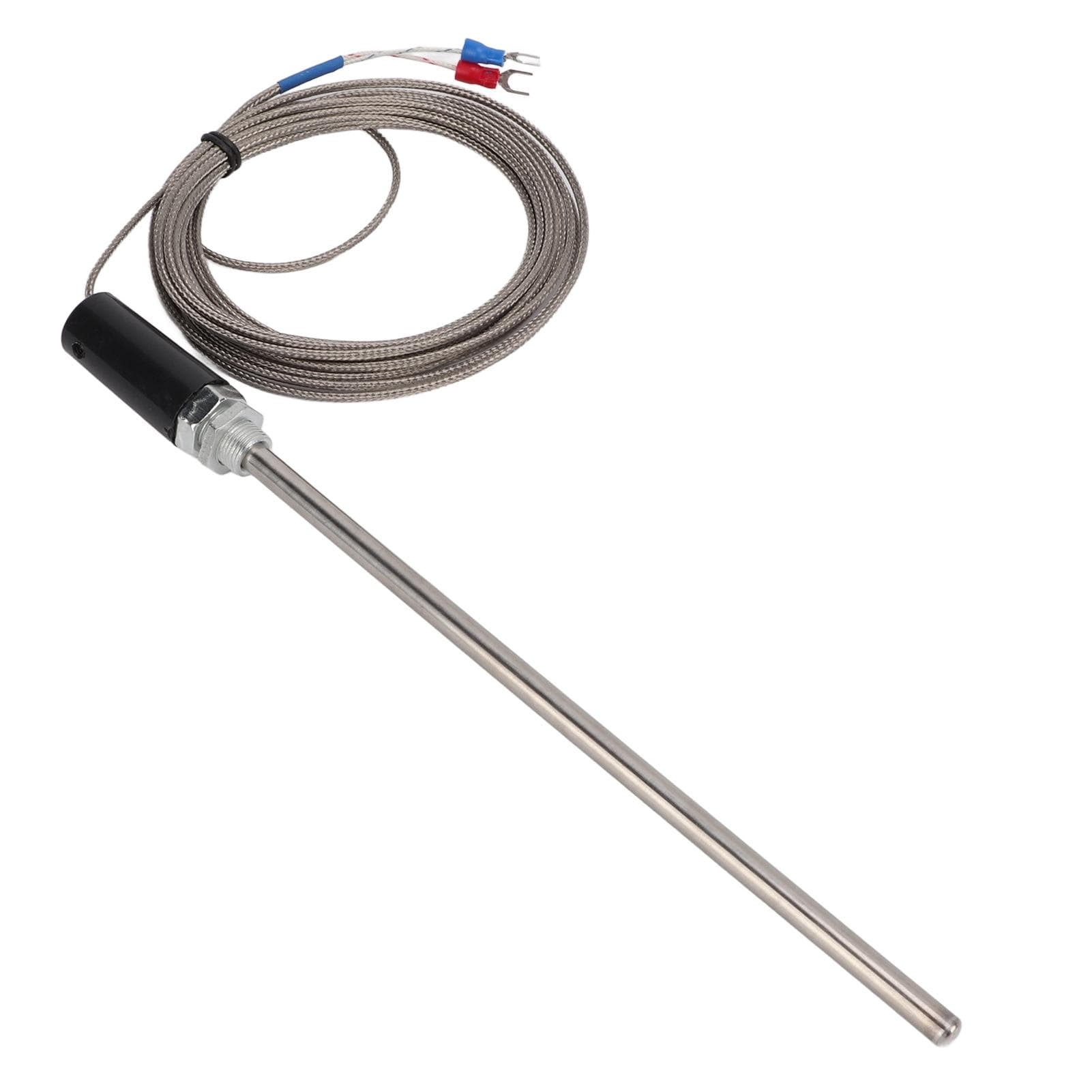 M12 Probe Type Thermocouple K Type Stainless Steel Temperature Sensor Temperature Probe4m