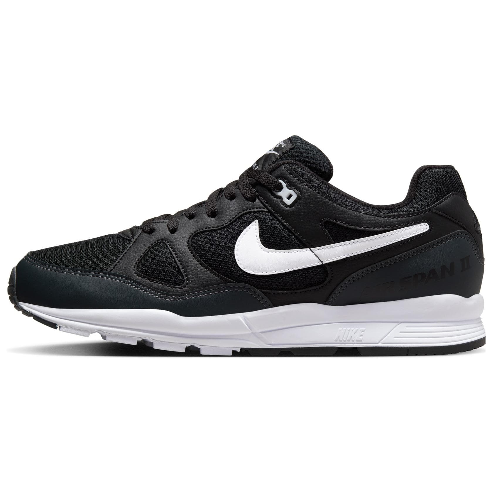 Nike Air Span 2 Black Anthracite Unisex Sneakers White AH8047-008 42