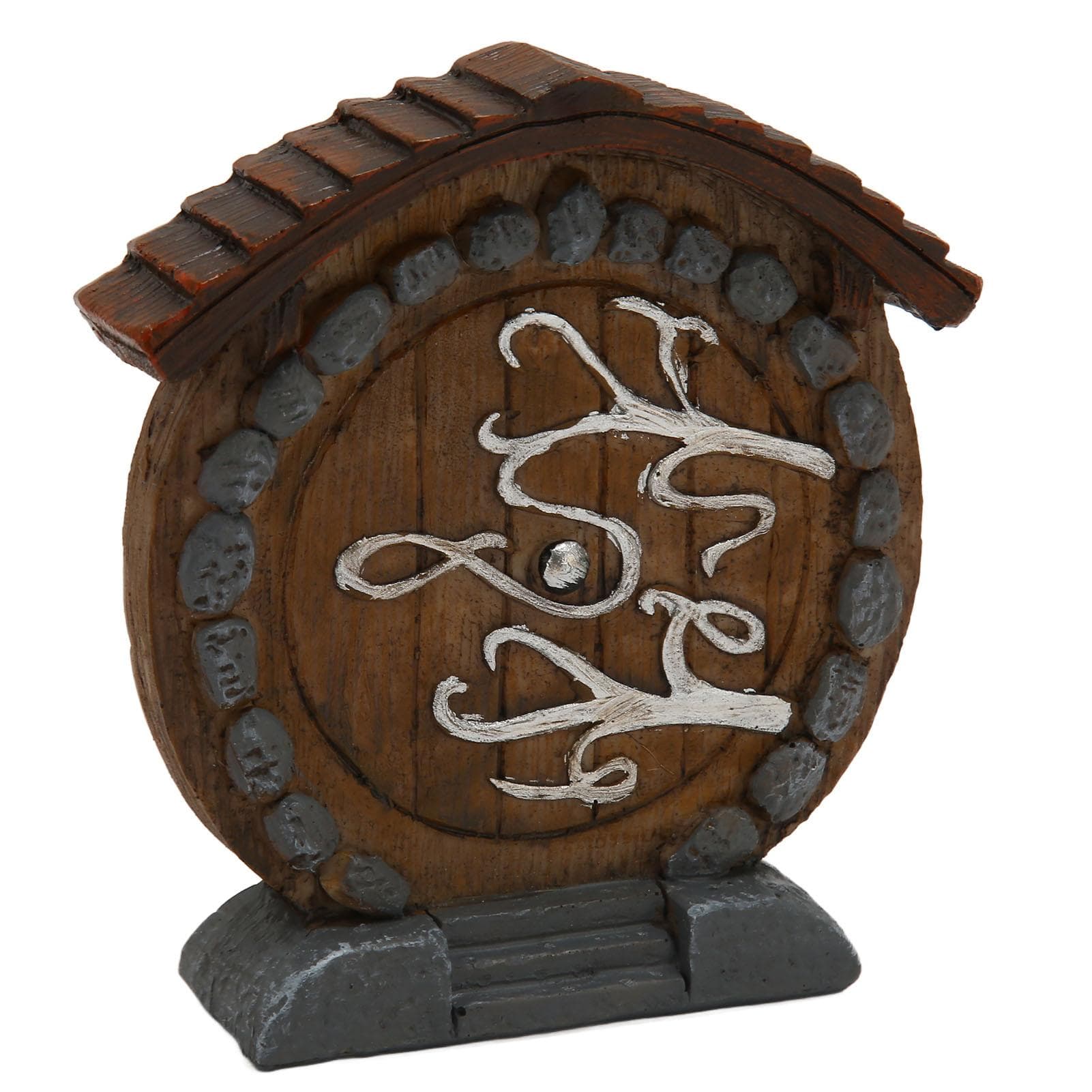 Fairy Door Statue Durable Smoothly Resin Fairy Door Figurine Miniature Exquisite Interesting
