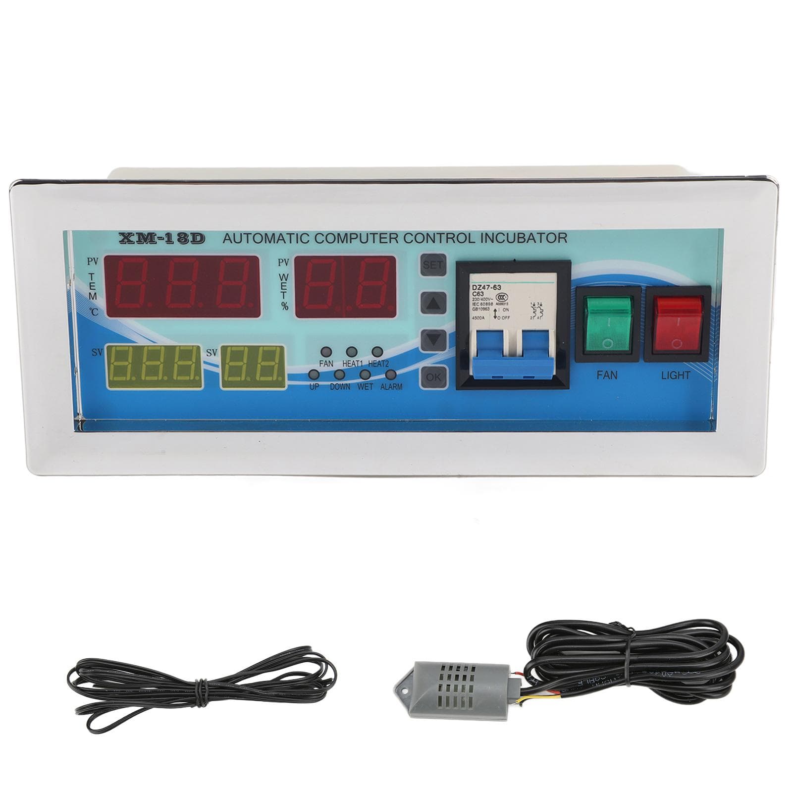 Egg Incubator Controller Automatic Hatcher Temperature and Humidity Thermostat for Hatching Chicken