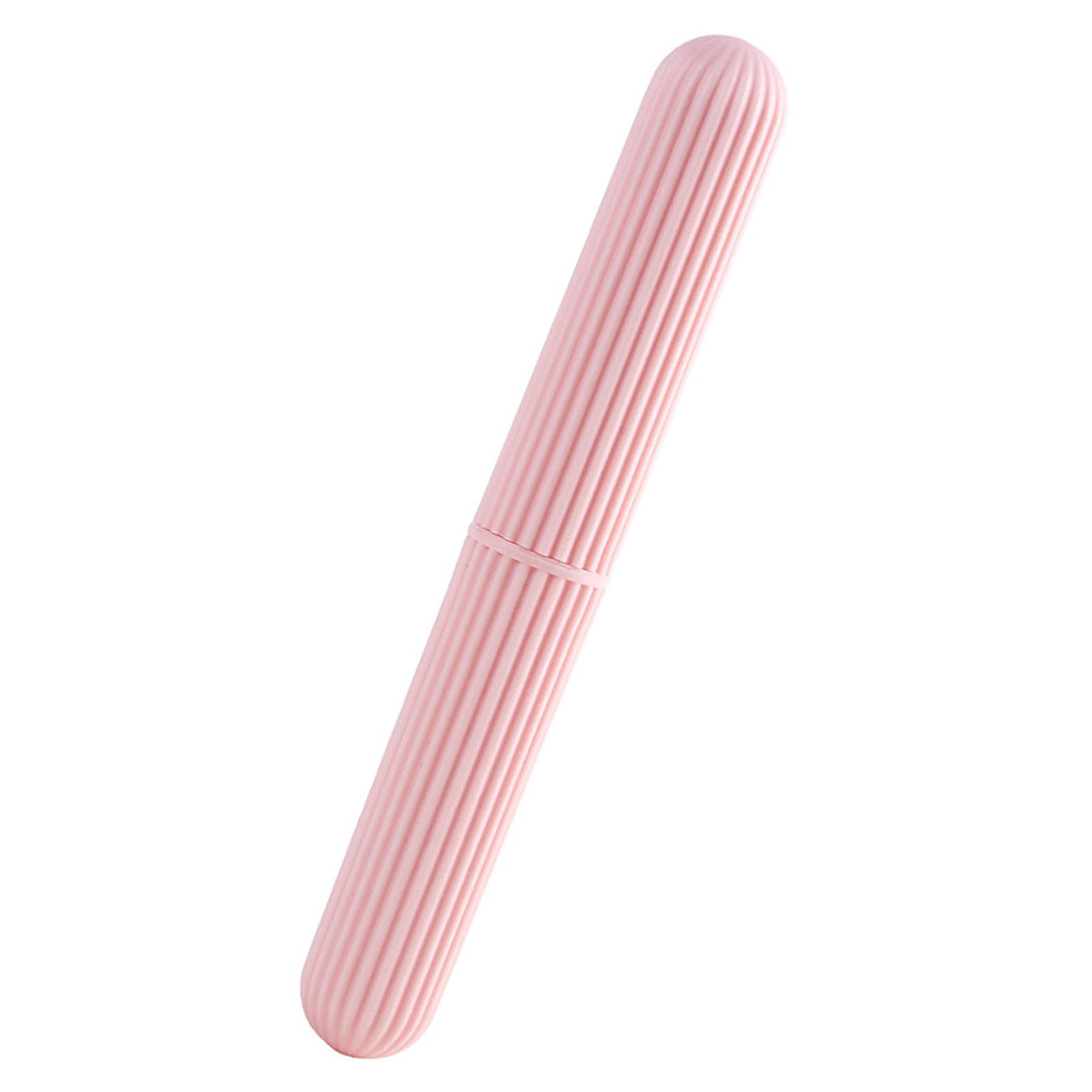 Toothbrush Travel Case Plastic Portable Travel Toothbrush Holder for Traveling Camping Home School