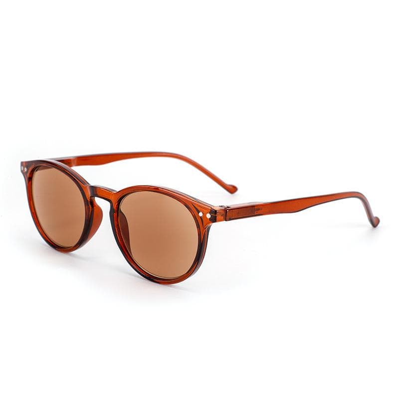 Anti UV Reading Sunglasses with Diopter +1.0 to +4.0 for Women Men Presbyopia Classic Round Goggles Sun Shades 4