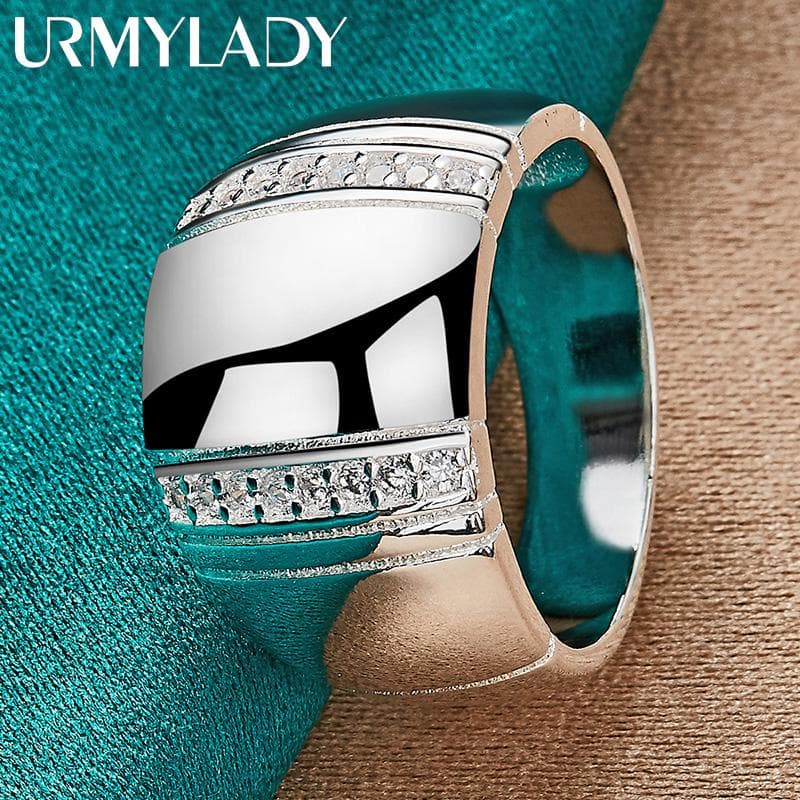 925 Sterling Silver 7-10# Ring Fashion Jewelry MR137 8