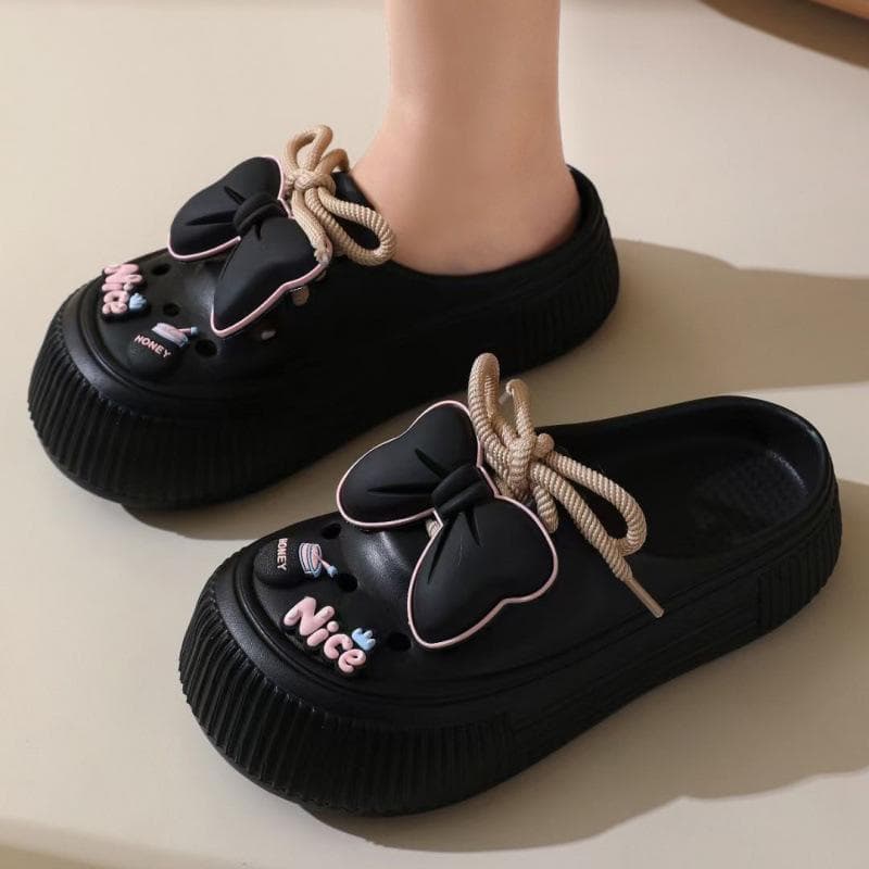 Shoes Woman Shoes with Free Shipping Casual Sneaker Casual Sneaker Women's Thick-soled Semi-instep Shoes 36-37 black