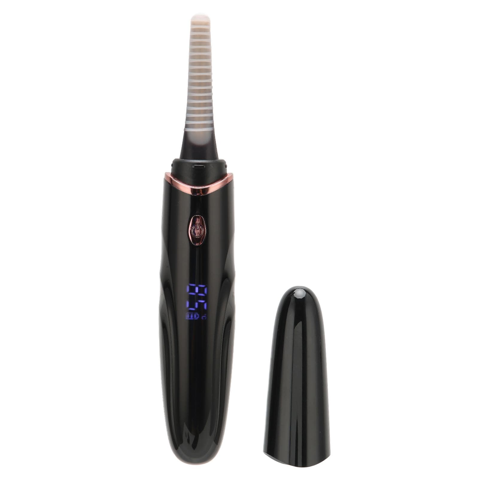 Heated Eyelash Curler Quick Heating USB Rechargeable Electric Lash Curling Tool with LED Display