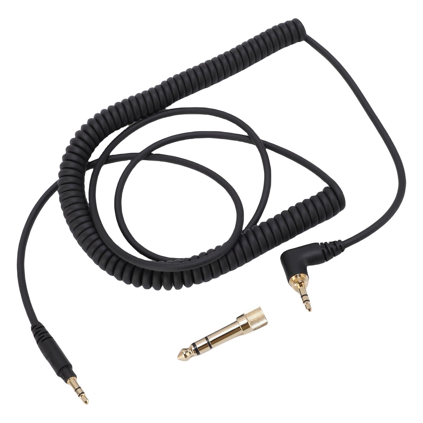 Headphone Spring Sound Cable Suitable for EAH-DJ1200 Headphone 3.5mm Plug 140-330cm Extension