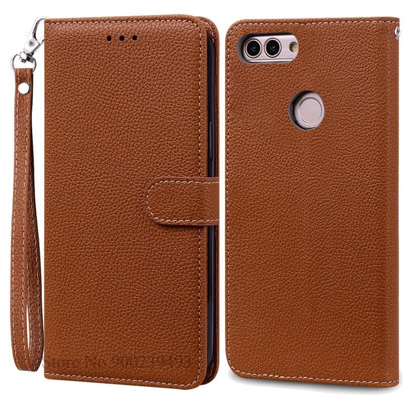 For Huawei P Smart 2018 Case FIG-LX1 Leather Wallet Flip Case For Huawei P Smart Case FIG-LX1 5.65 inch Case Coque Fundas Shell P Smart 2018 FIG-LX1
