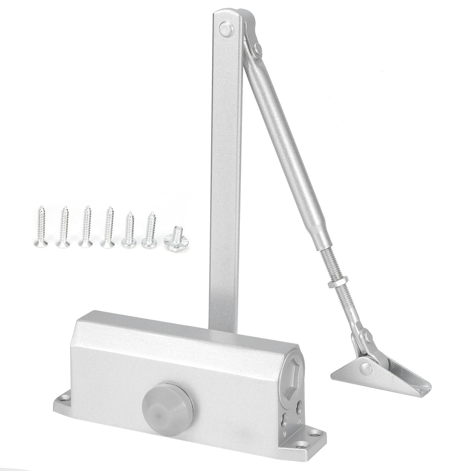 Door Closers Hydraulic Buffer Door Stopper Automatic 180 Degrees Positioning Door Closer65KG Load