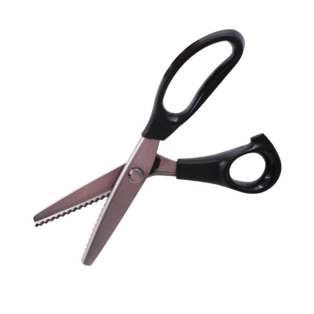 Professional Stainless Steel Pinking Shears Triangle Serrated Edge Sewing Scissors Tailor 3mm-Triangle