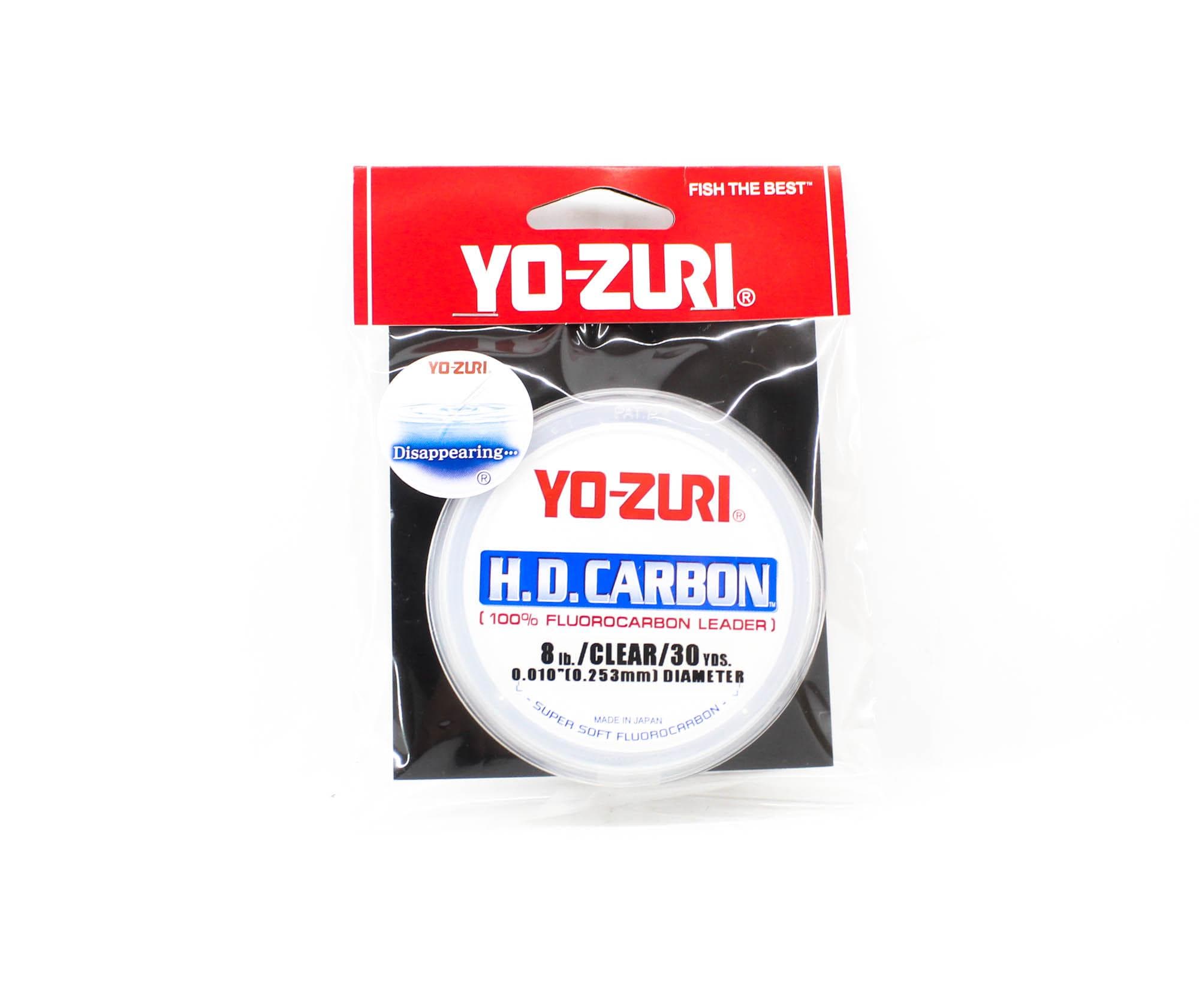 Yo Zuri Duel H.D Carbon Fluorocarbon 30 yds 8 lb R885-CL (0856) clear