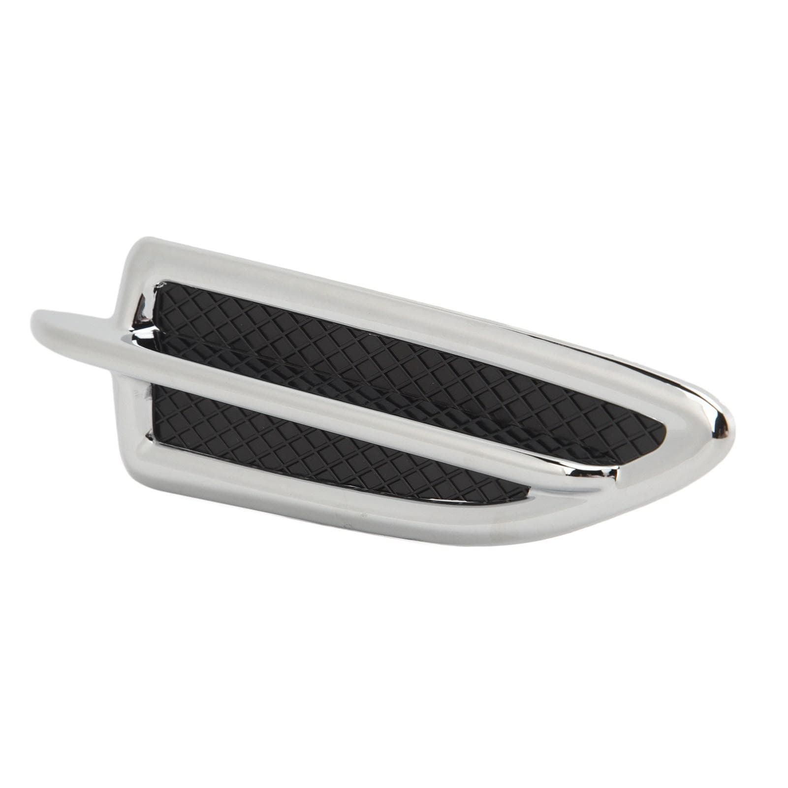 Front Mudguard Vent Molding Chrome Stylish Easy Installation Mud Flap Insert Vent Molding Trim for