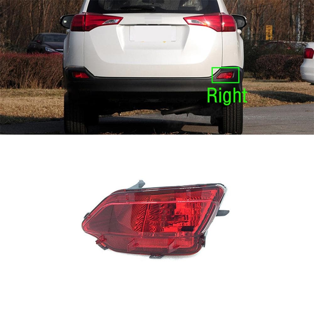 Right Rear Bumper Light Reflector Lamp Cover For Toyota RAV4 2013 2014 2015