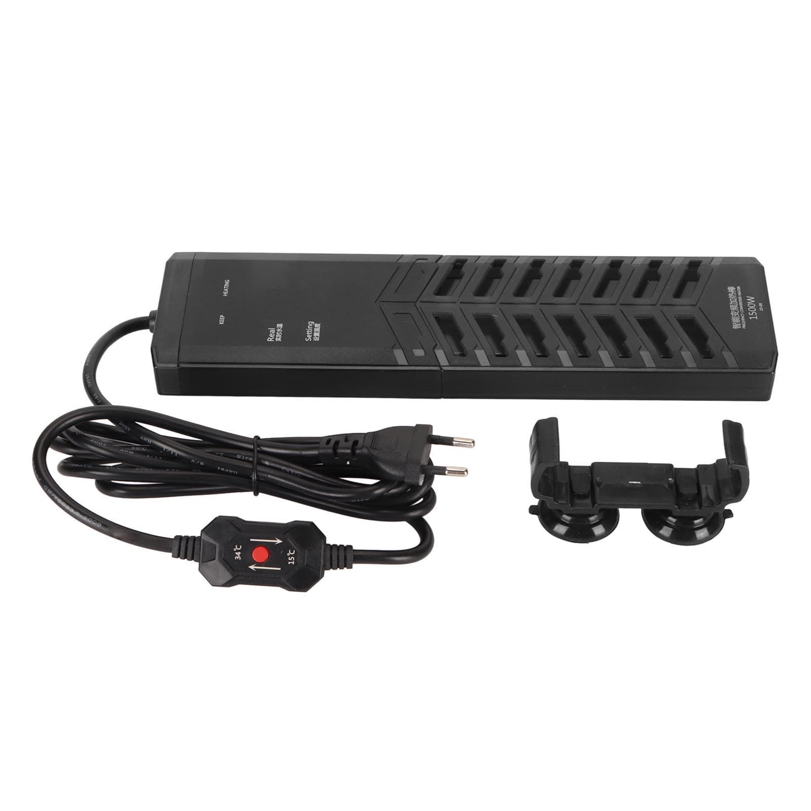 Aquarium Heater 1500W Automatic Thermostat Submersible Fish Tank Water Heater with Smart Digital