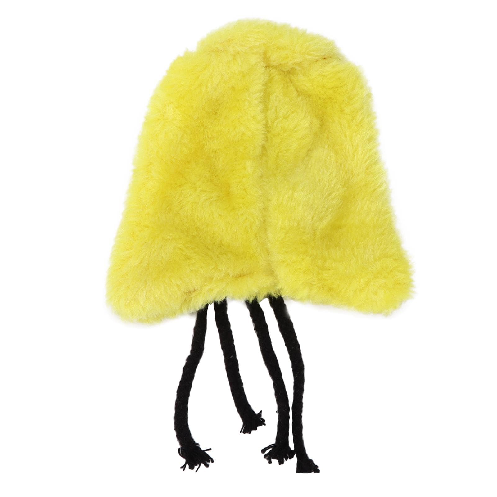 Bird Warm Corner Hand Washable Foldable Plush Blanket Cage Snuggle Hut for Birds to HideLarge Grass S yellow