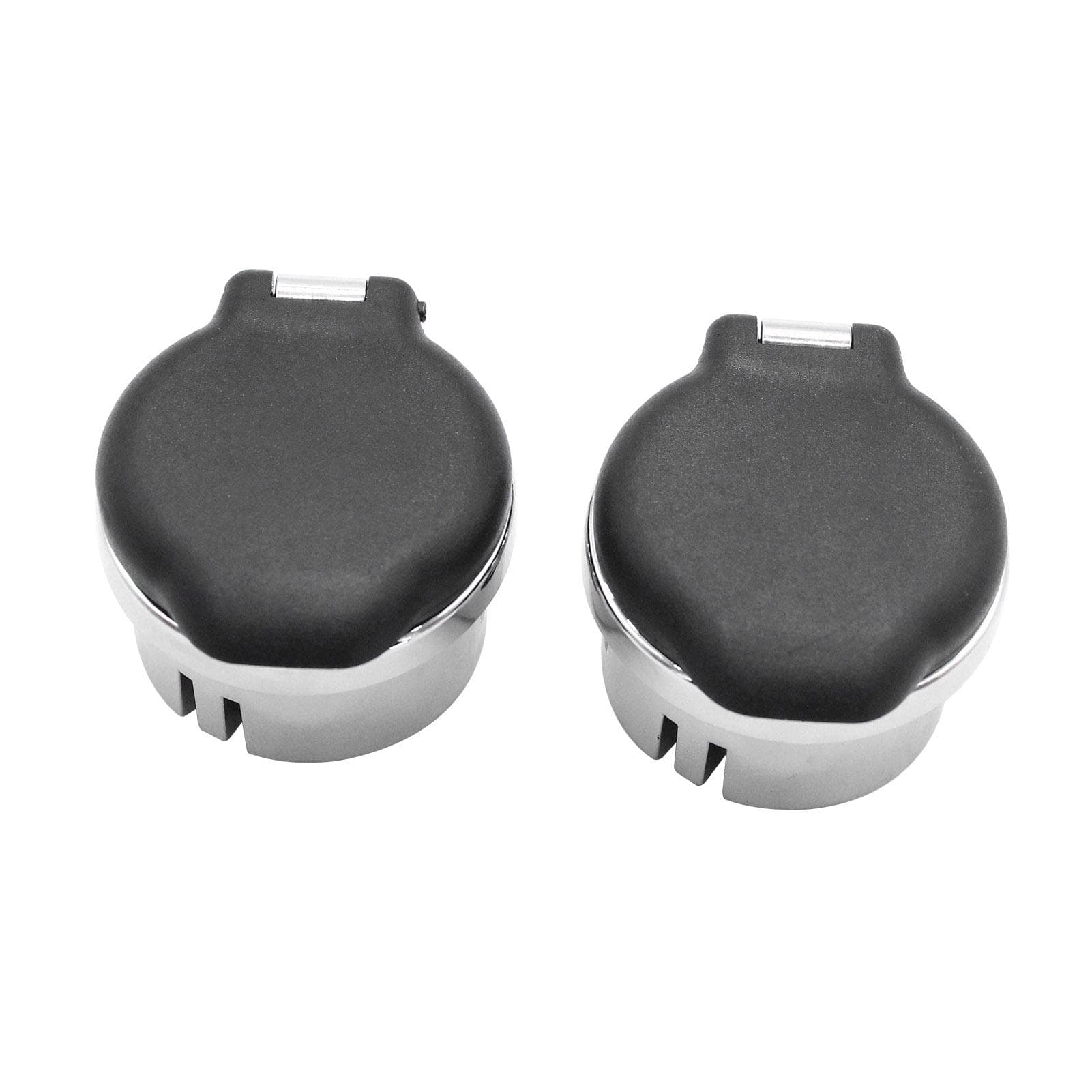 Dash Power Outlet Cover Set Cigarette Lighter Plug Cover Cap Replacement for Silverado Sierra Tahoe