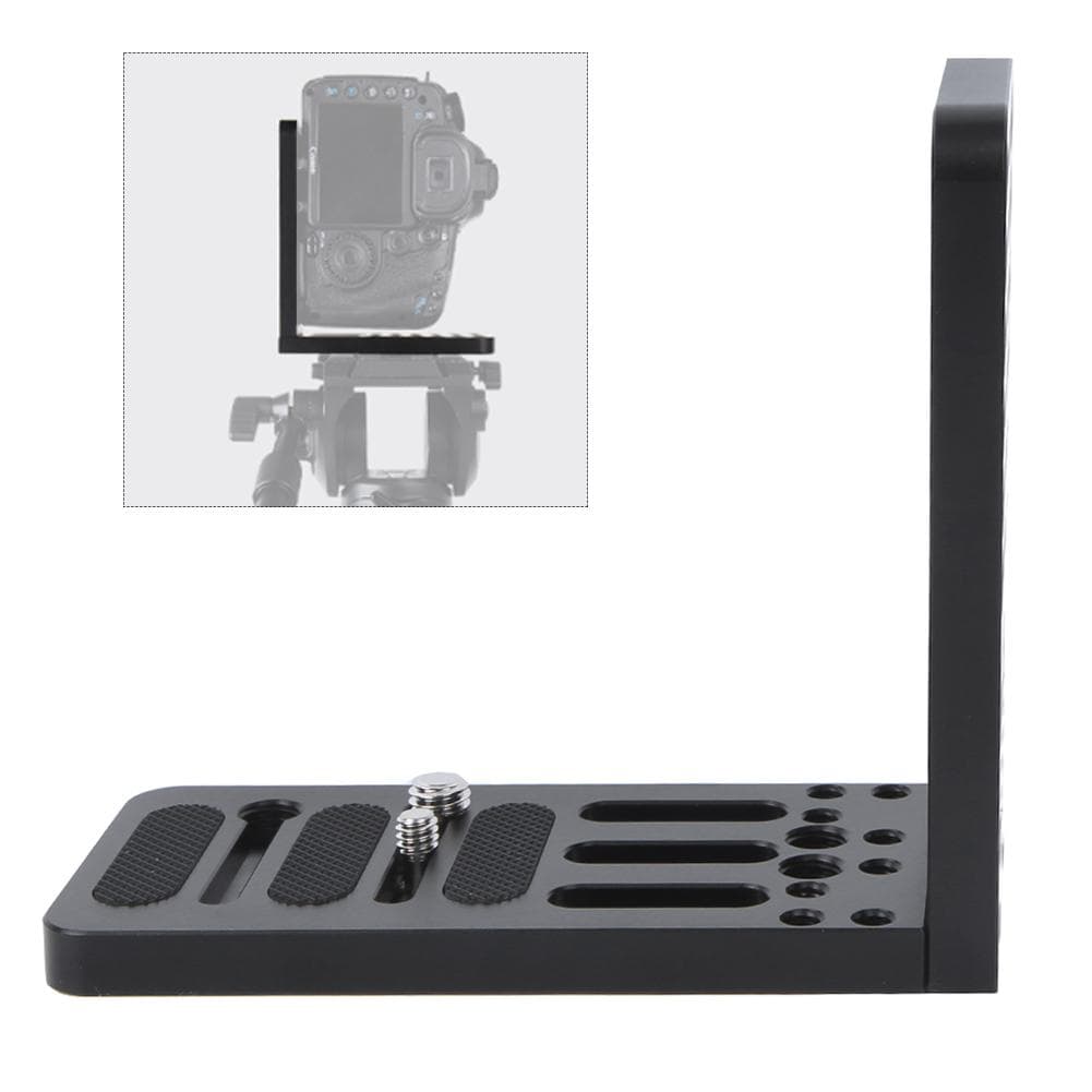 All Metal Universal Camera L shape Quick Release Plate Tripod Hydraulic Pressure Ballhead Vertical