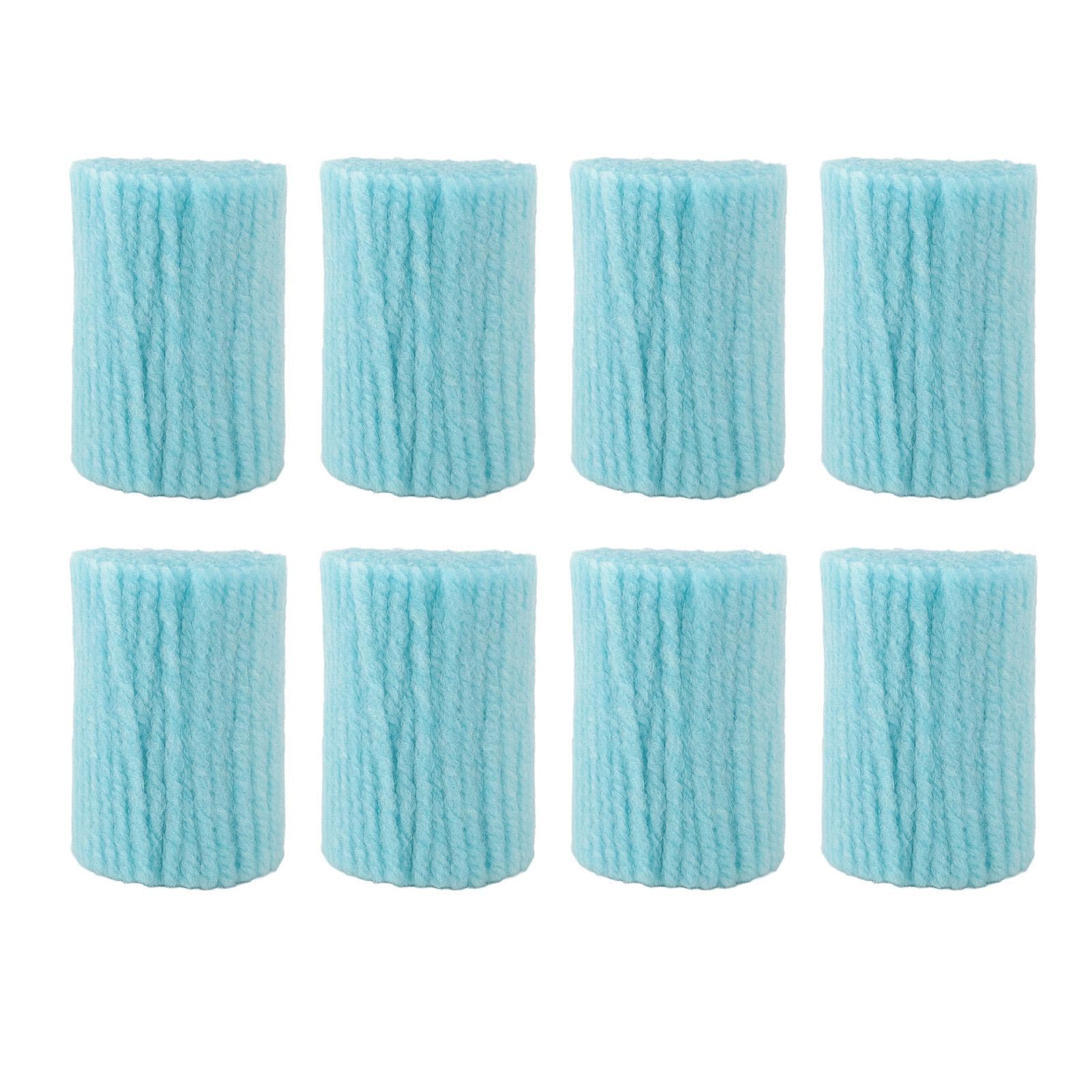 10 Roll Latch Hook Yarn Threads Single Color Multipurpose Yarn Kit for Crossing Stitch Tufting