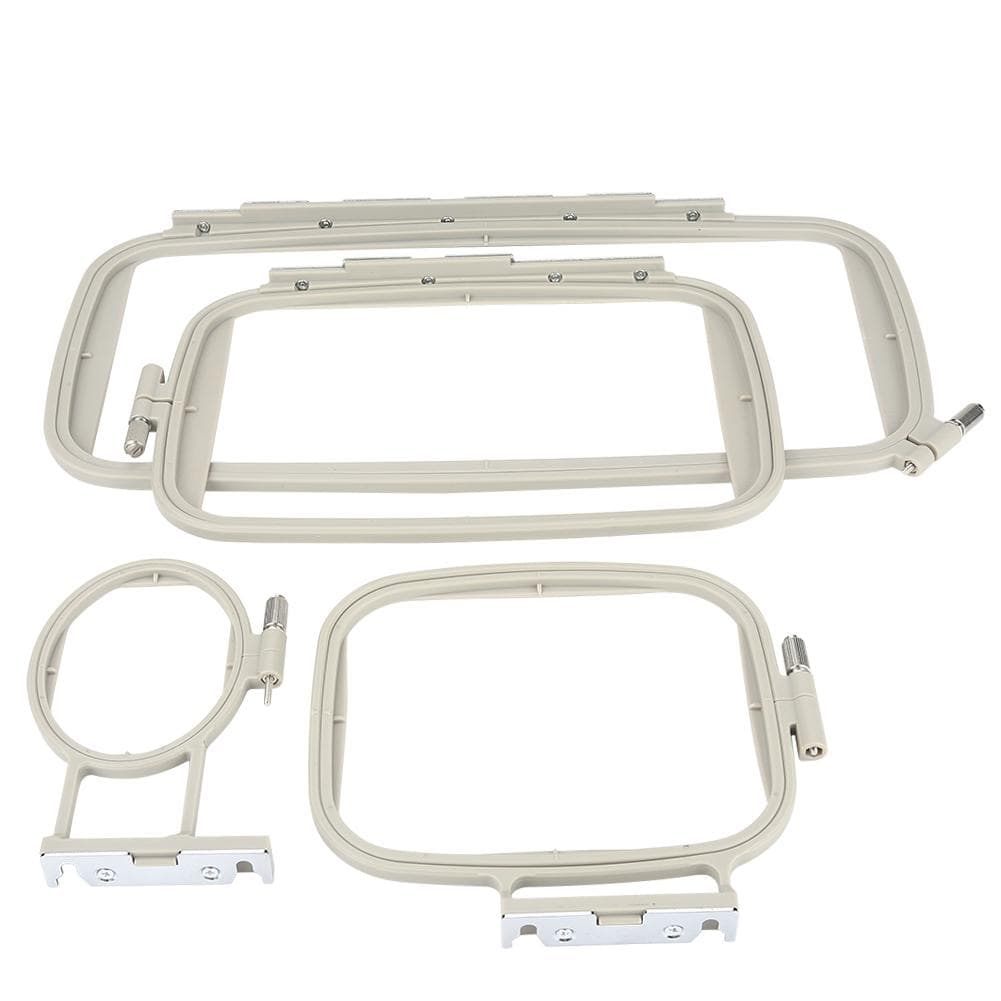 4pcsset Embroidery Sewing Hoop Set For Brother PE-700 PE-700II PE770 PE780D Machine white
