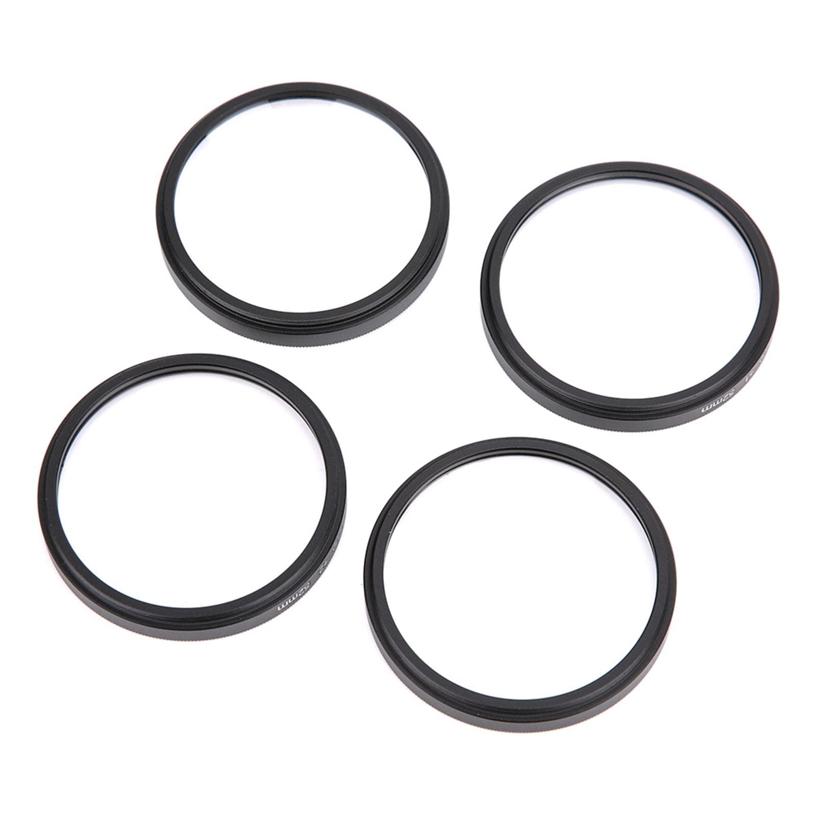 Optical Glass Close Up Macro +1 +2 +4 +10 Lens Filter Kit for Canon DSLR Camera(67mm ) 52mm