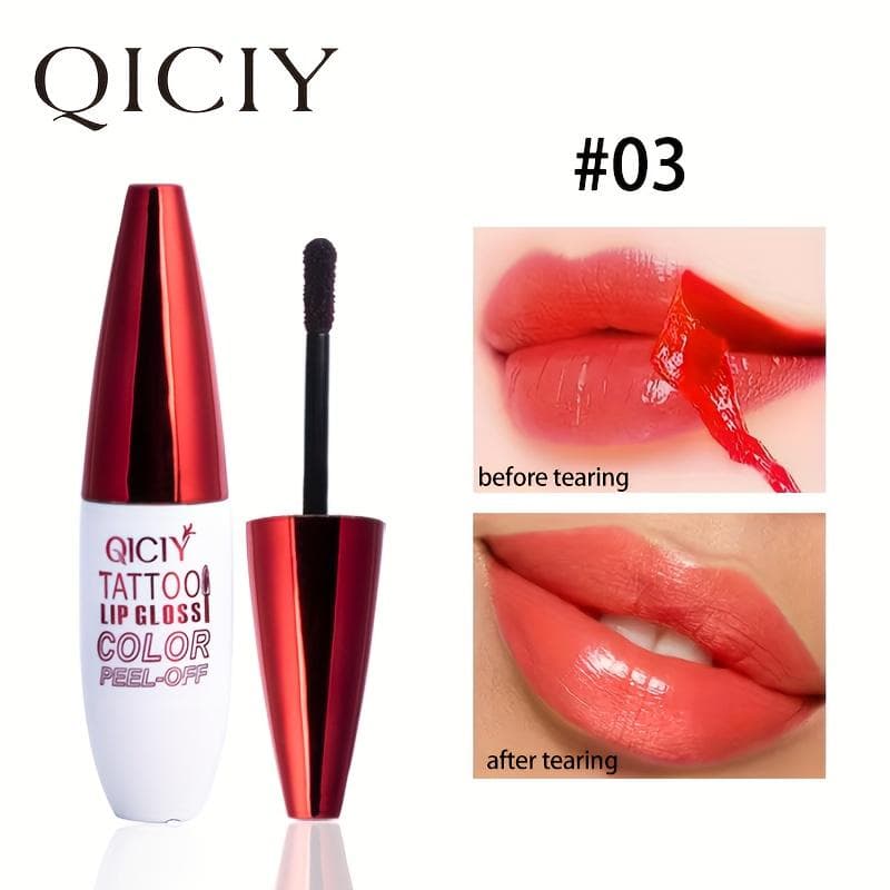 4 Color Liquid Peel-off Lip Gloss Waterproof Long-lasting Matte Lipstick Non-stick Cup Makeup Moisturizing Lip Tint Pigment
