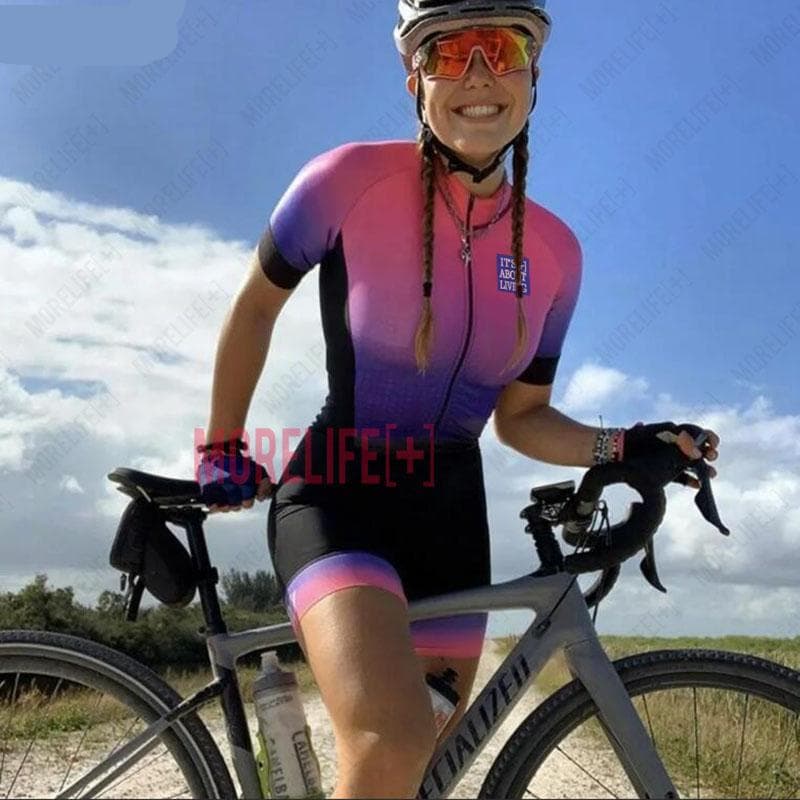 Women's Professional Triathlon Outdoor Cycling Wear Women's Sweatshirt Set Cycling Equipment Custom Work Clothes M