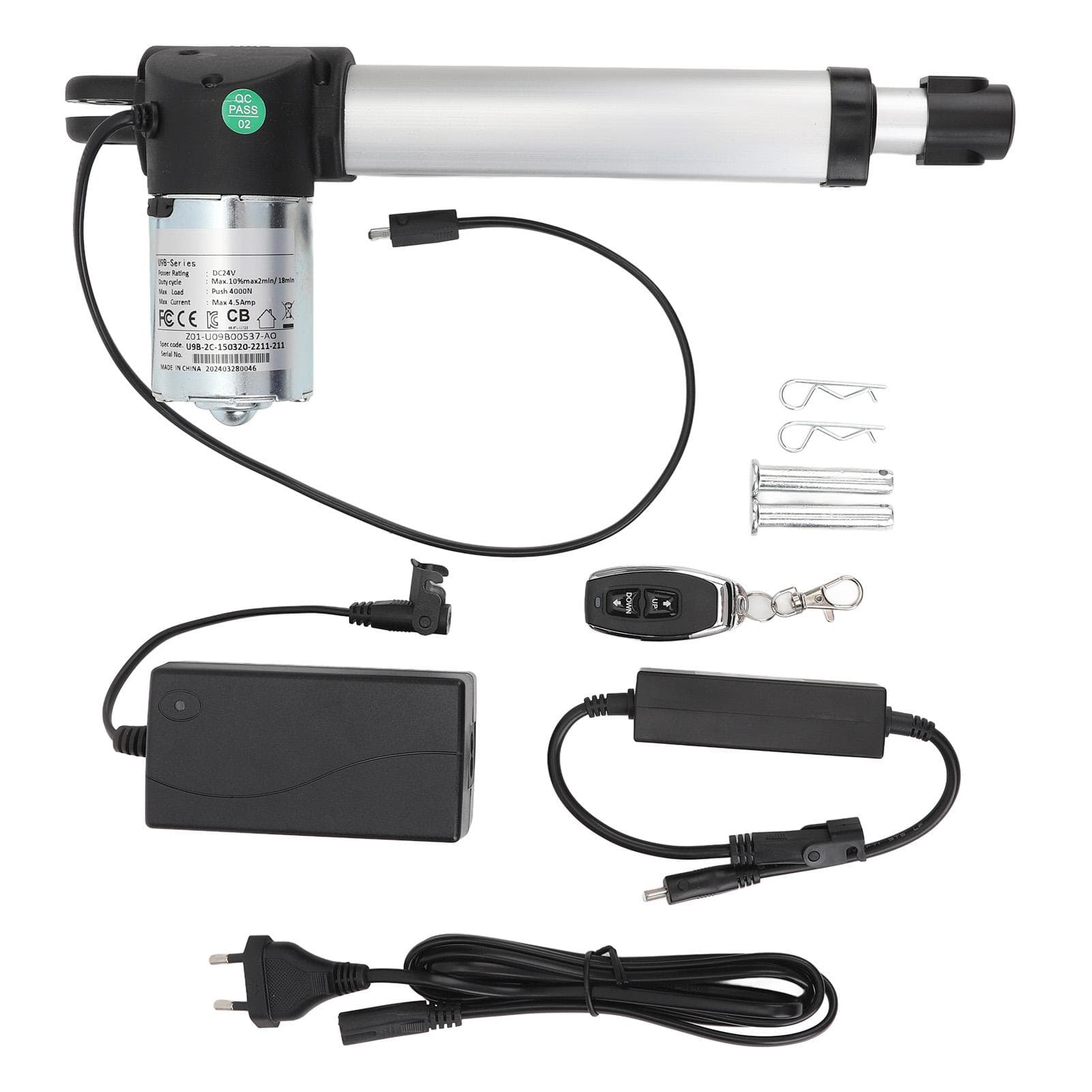 Linear Actuator Motor with Remote Control 150mm Stroke 4000N Heavy Duty Electric Linear Actuator
