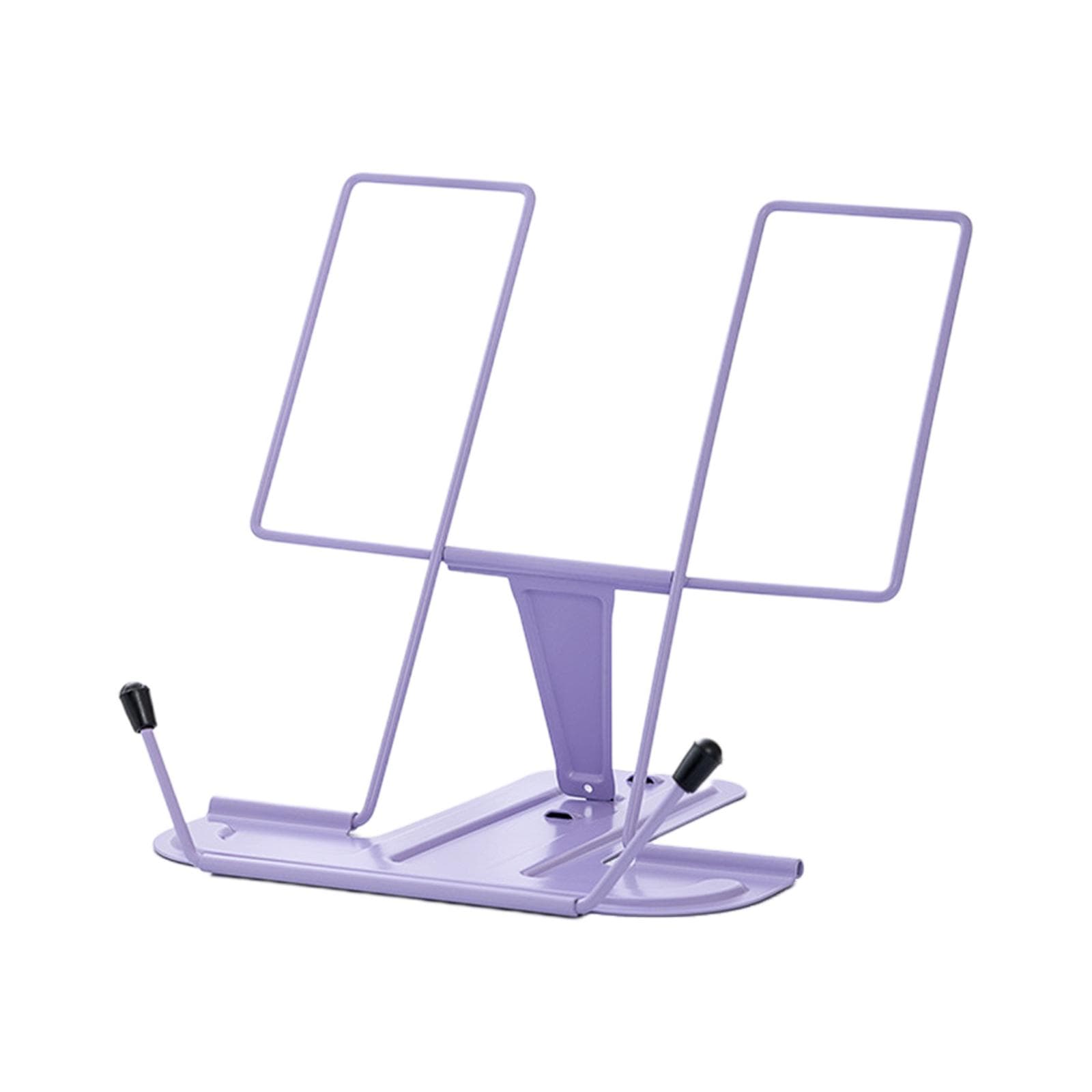 Adjustable Desk Book Stand Cookbook Holder Portable Bookrest Non-slip Page Clips for Thick Book Cookbook Textbook Recipe 5