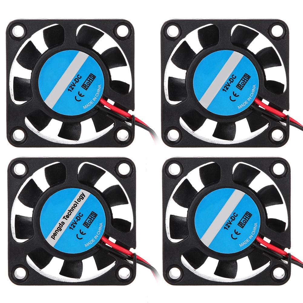 4Pcs 3D Printer Assembly Part for Makerbot High speed Cooling Fan 12V 7000RPM 6.7CFM