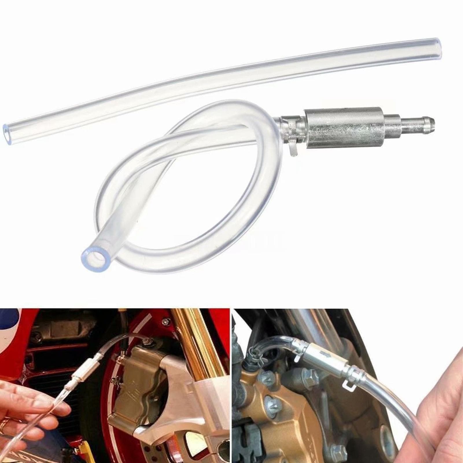 Brake Line Oil Pipe Lightweight Aluminum and Rubber Brake Clutch Oil Line Pipe For Motorcycle