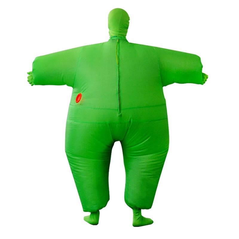 Inflatable Full Body Suit Sumo Clothes Walking Doll Funny White for Height 1.6m - 2.2m