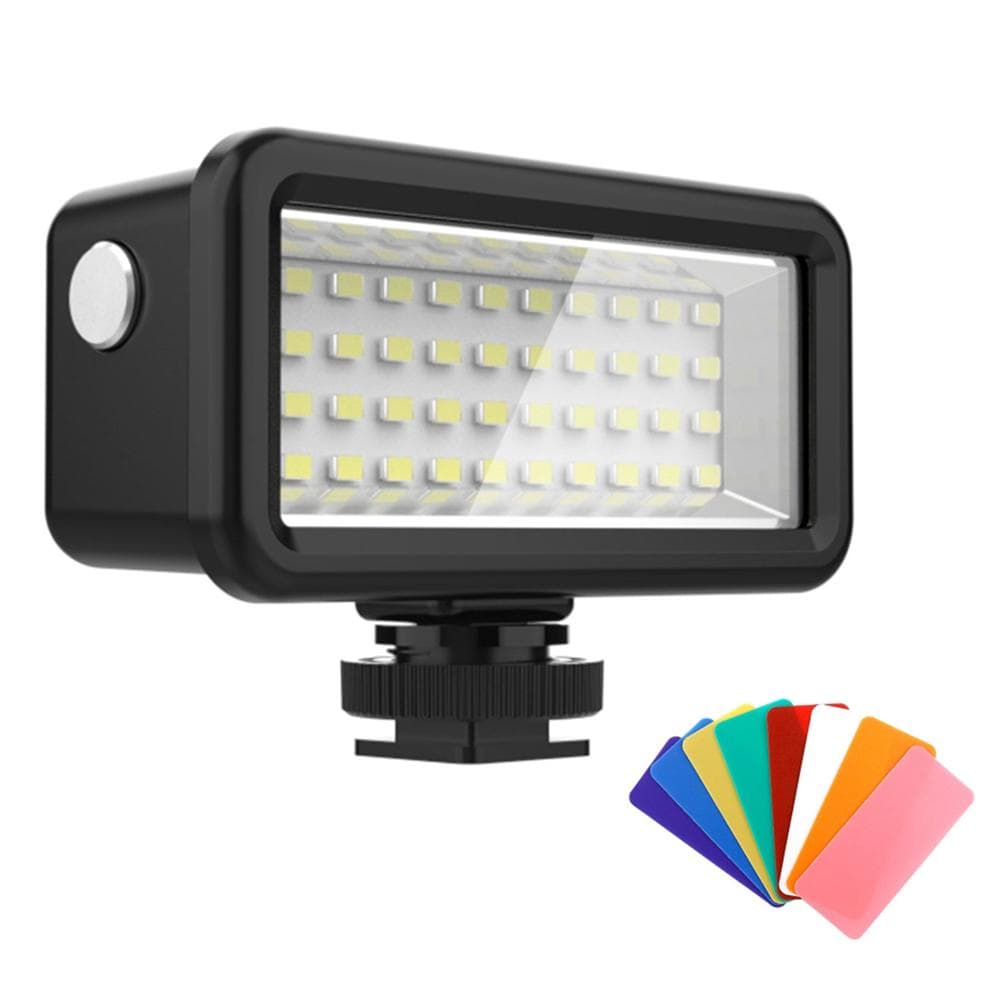 PULUZ PU631B Waterproof Fill Light LED Diving Light 6000K-6500K Color Temperature IPX8 Underwater black