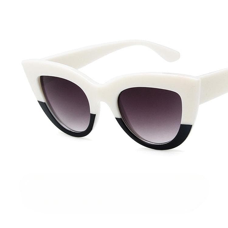 retro cat eye sunglasses fashionable versatile street driving sun shading outdoor beach party essentials