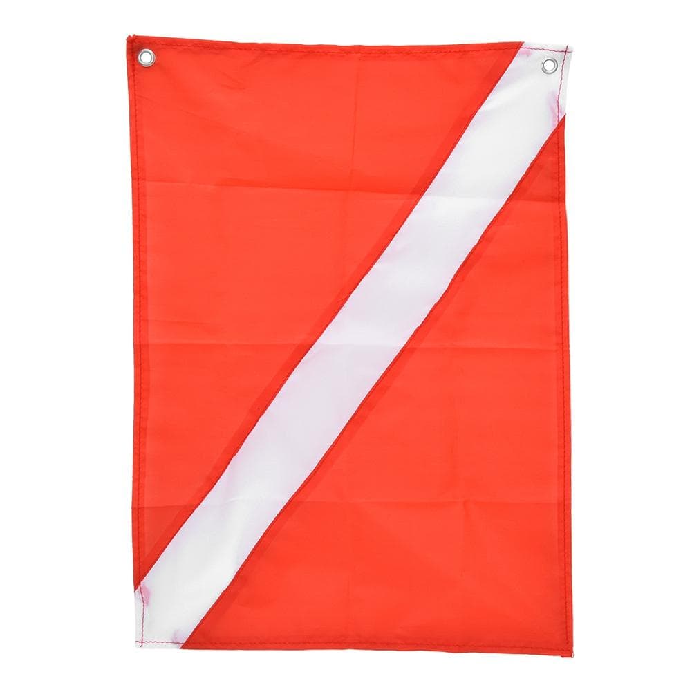 Red&White Scuba Dive Flag Safety Signal Marker for Diving Snorkeling Underwater Sport(50*60cm)