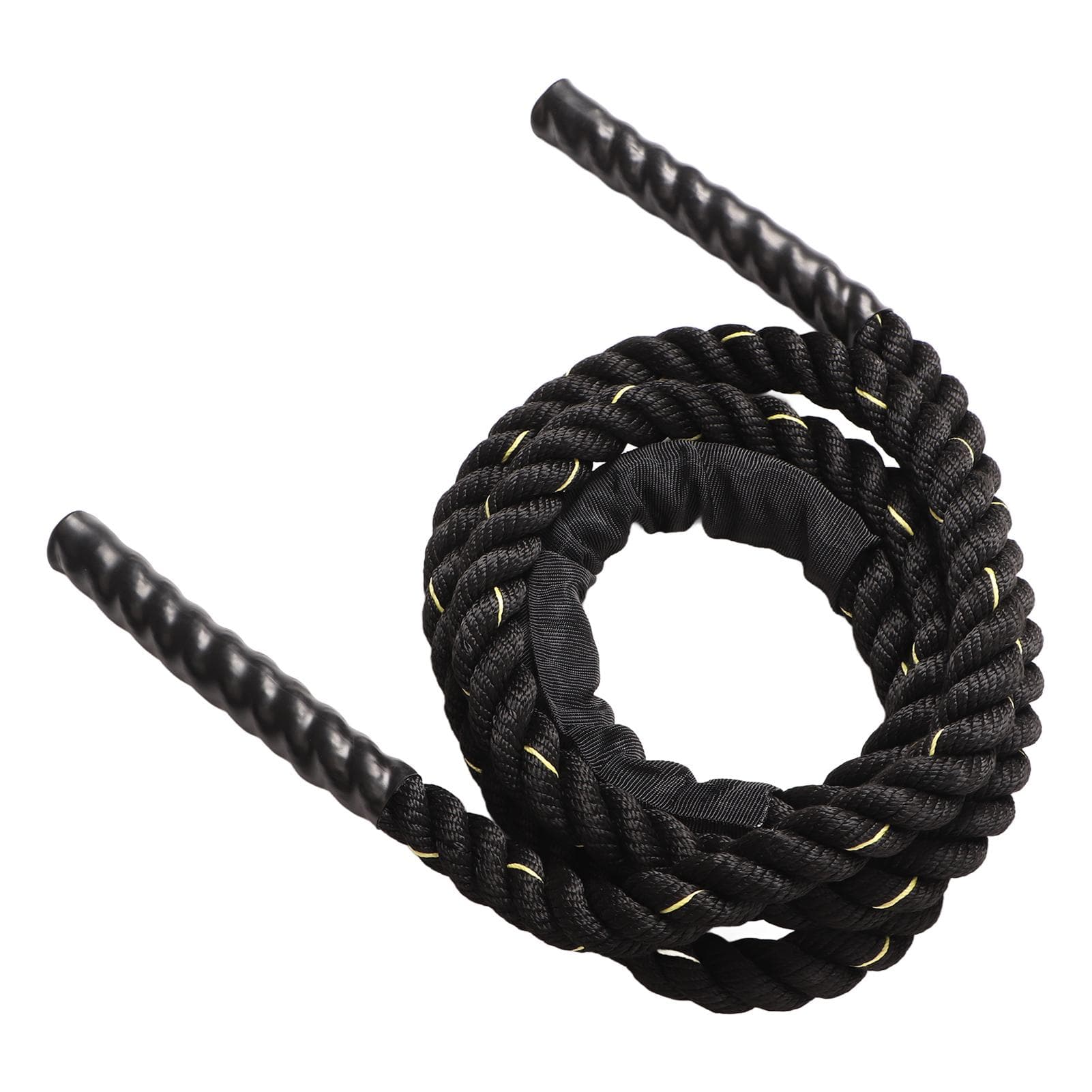 Weighted Jump Ropes 25mmx3m Black Gold Polyester Heavy Skipping Rope for Strength Training Muscle