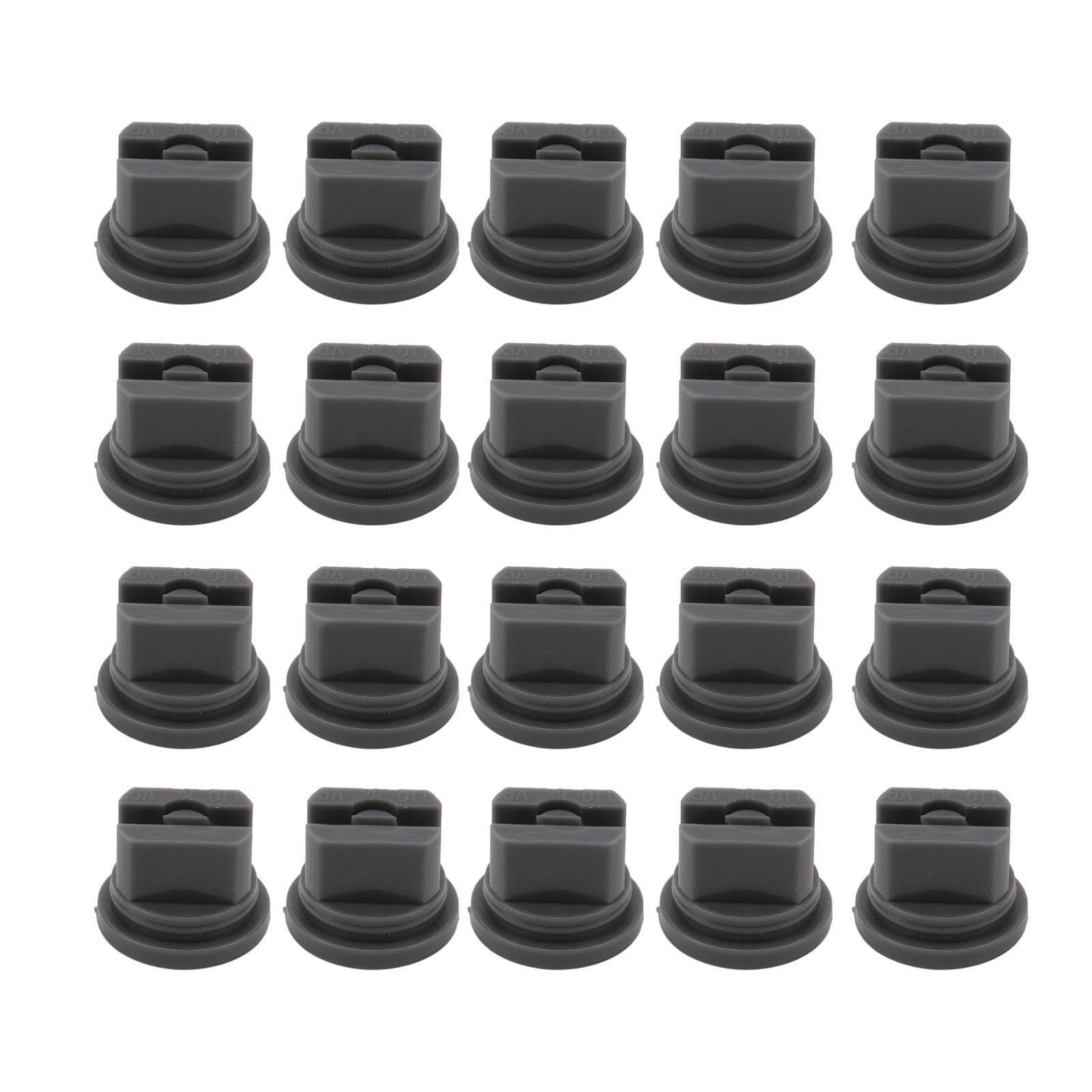 20 Pcs Flat Fan Spray Tip Uniform Spray Distribution 110 Degree Agricultural Sprayer Atomizing