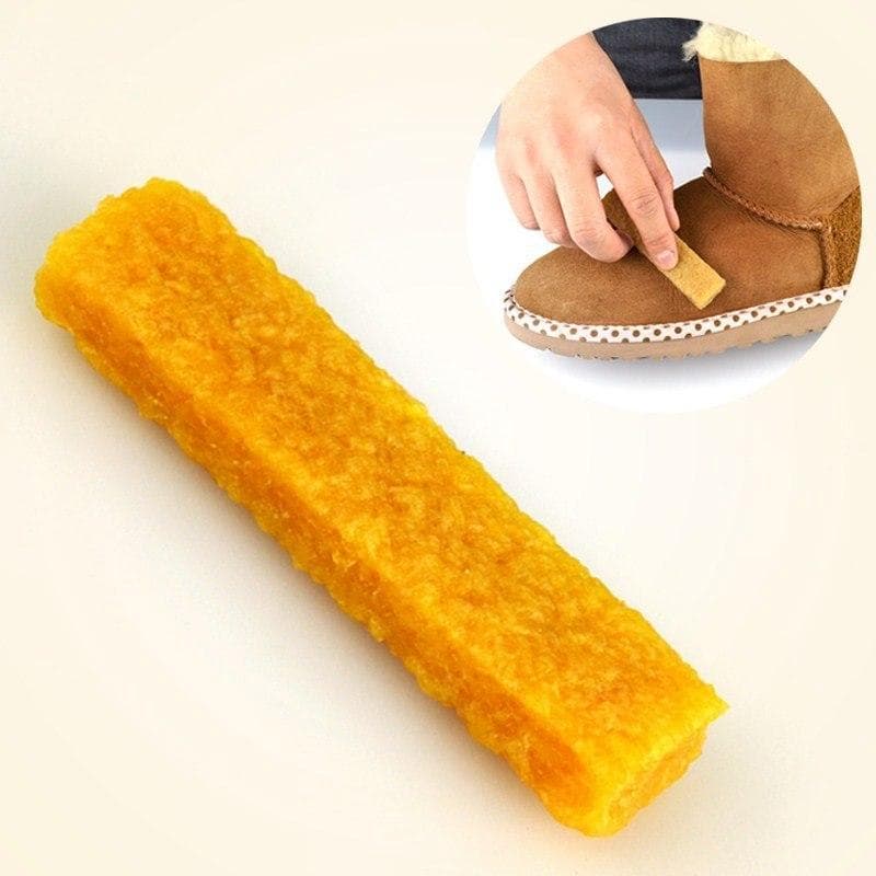 Practical Natural Shoe Eraser Rubber Block Suede Shoes Cleaning Care Decontamination Shining Wiping Easy To Carry Clean Tool 1PCS yellow