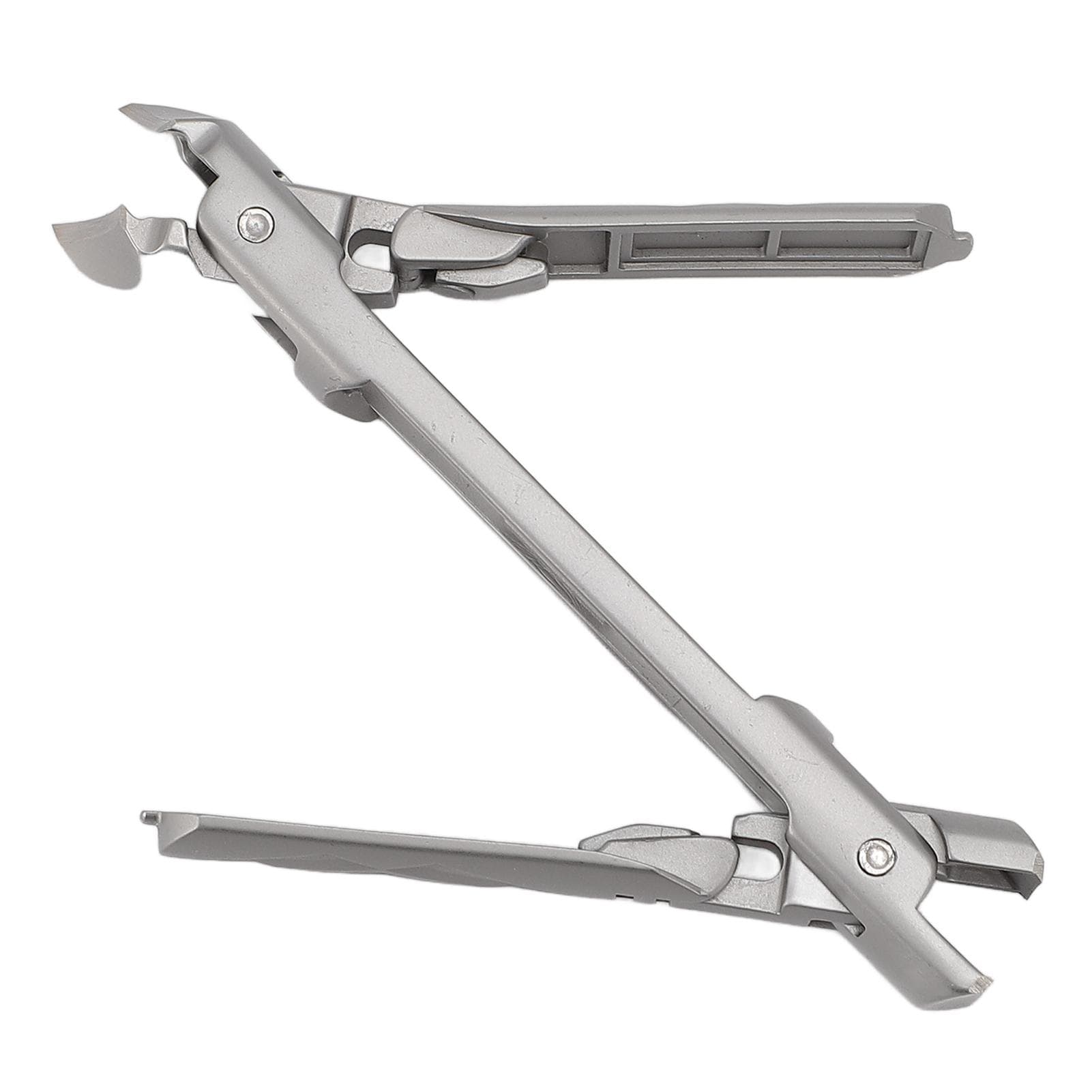 Double Head Nail Clippers Folding Stainless Steel Wide Opening Nail Trimmer for Home