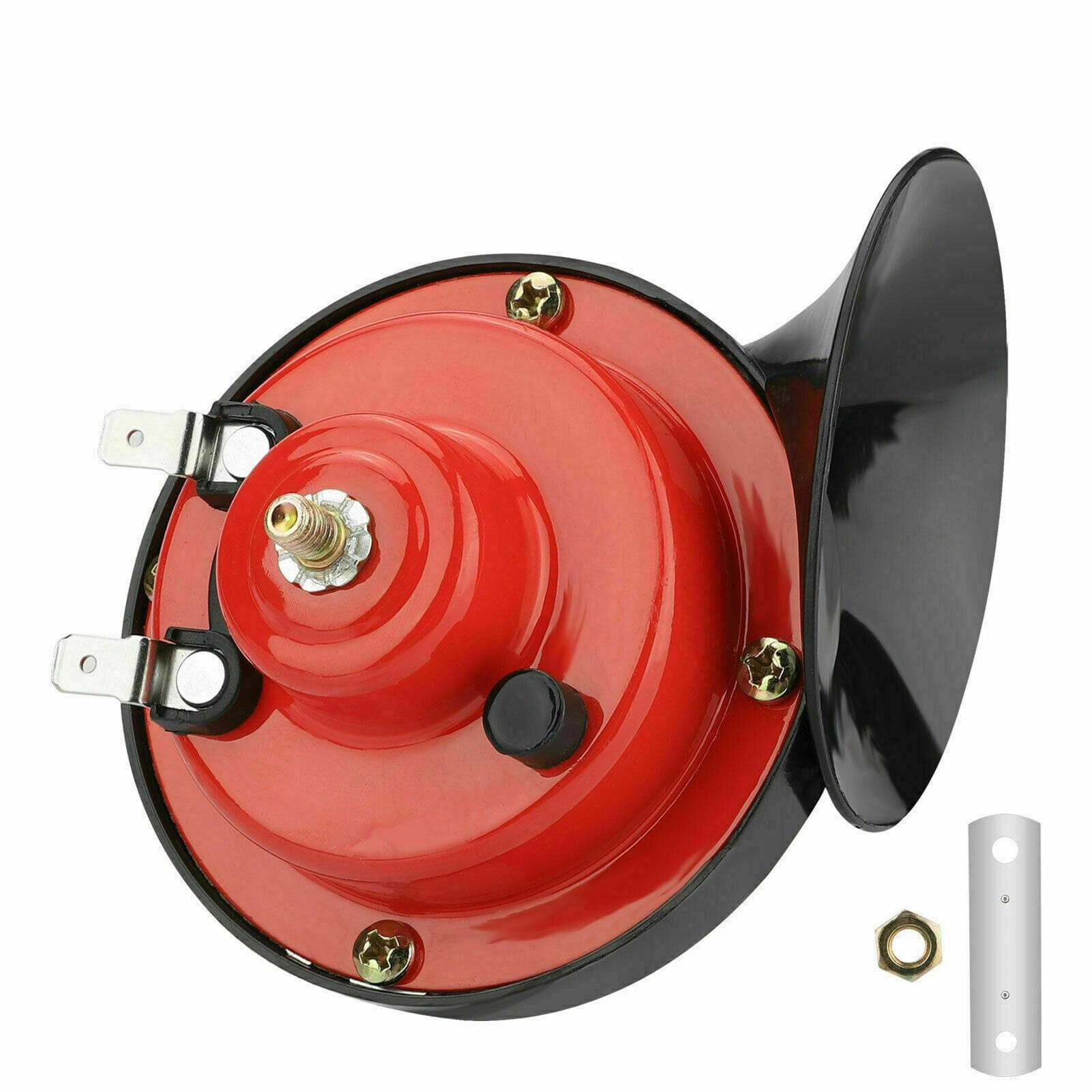 12-V 300dB Train Horn Waterproof for Motorcycle Truck Train Boat Car SUV Boat red