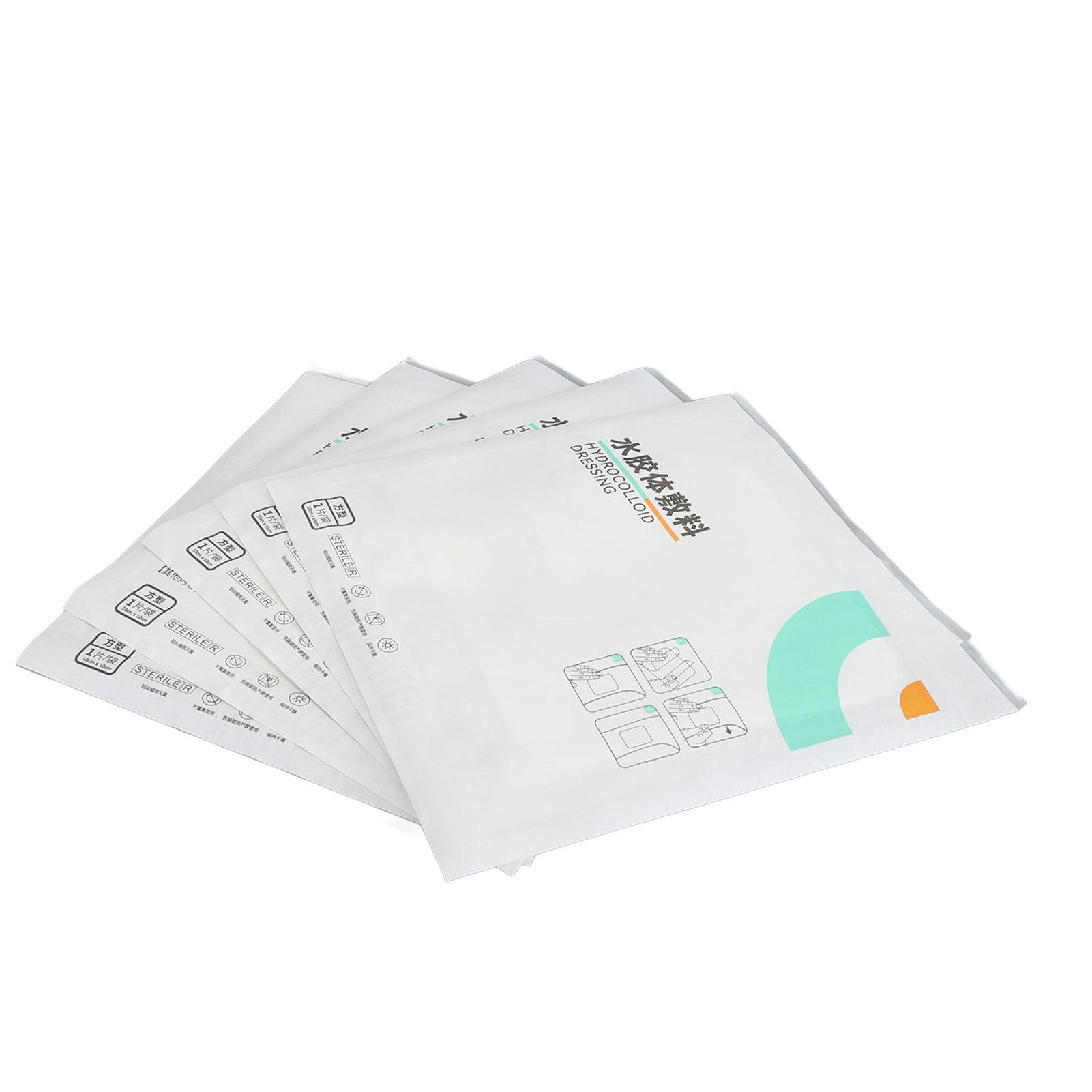 5PCS Hydrocolloid Gel Bandage Transparent Waterproof Hydrocolloid Wound Dressing