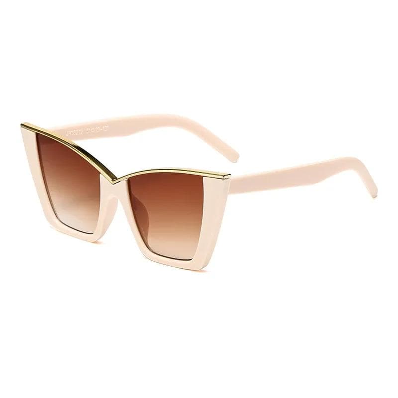 Vintage Cat Eye Sunglasses Women Retro Square Small Frame Sun Glasses Female Designer Fashion Shades Oculos De Sol 1PC
