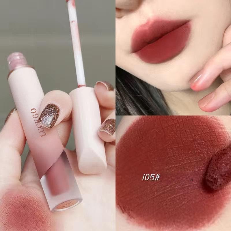 Velvet Matte Lipstick Liquid Lip Gloss Waterproof Long Lasting Lip Stick Women Red Lip Tint Lip Makeup Cosmetic
