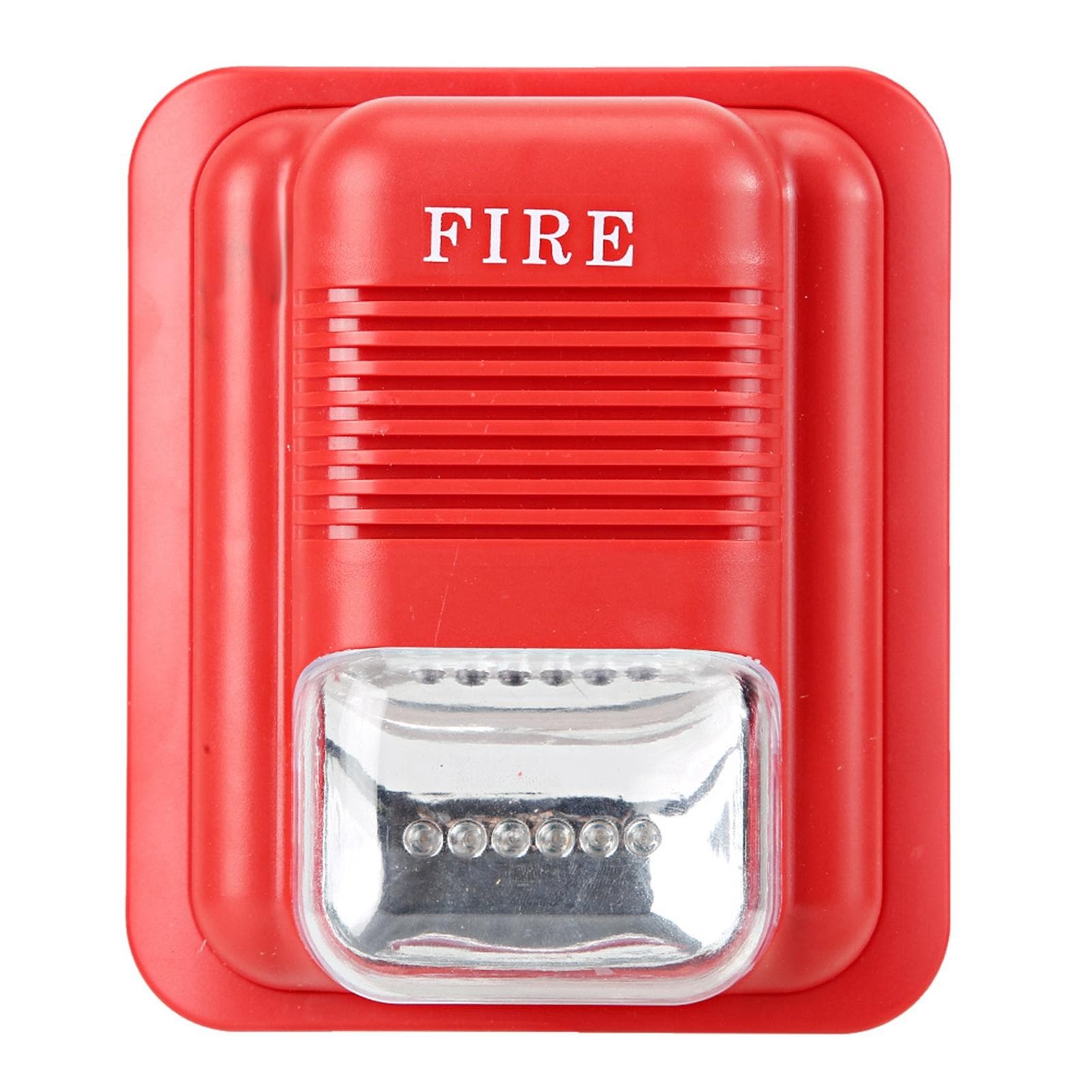 DC12V24V Sound and Light Fire Protection Alarm Warning Strobe Siren Alert Safety System