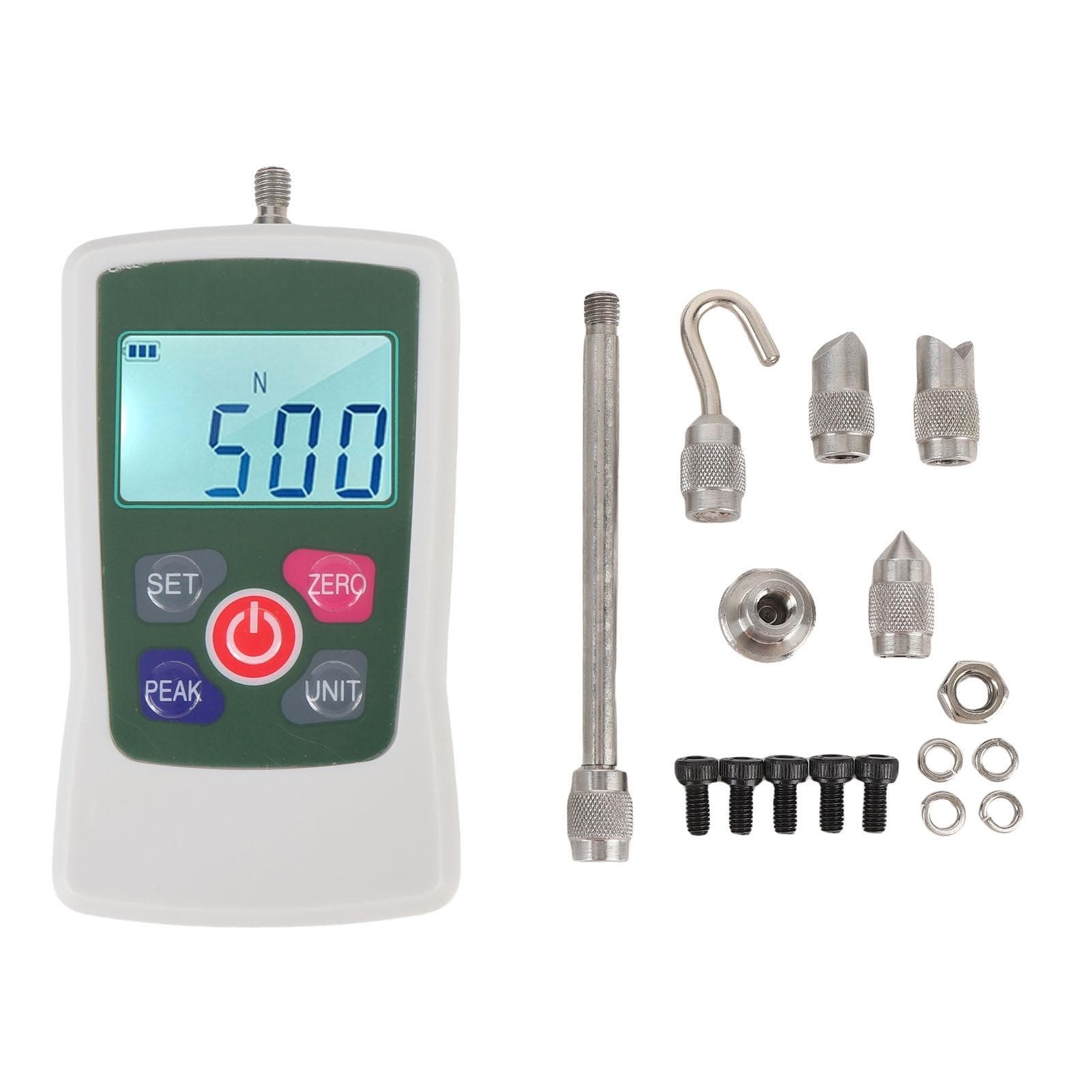Digital Force Meter 100N 4 Units Backlit Screen Auto Shutdown High Precise Portable Push Pull