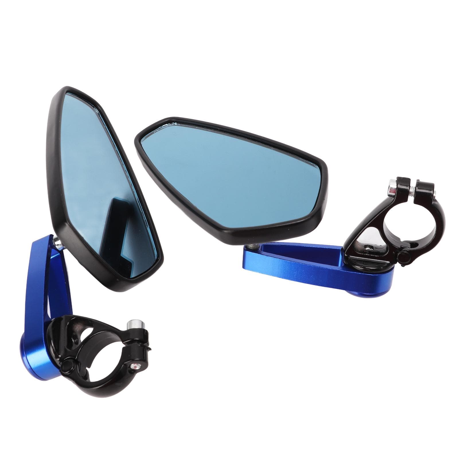 Pair Motorcycle Rear View Mirrors Handlebar End Mounted Replacement for Suzuki B King GSF1250