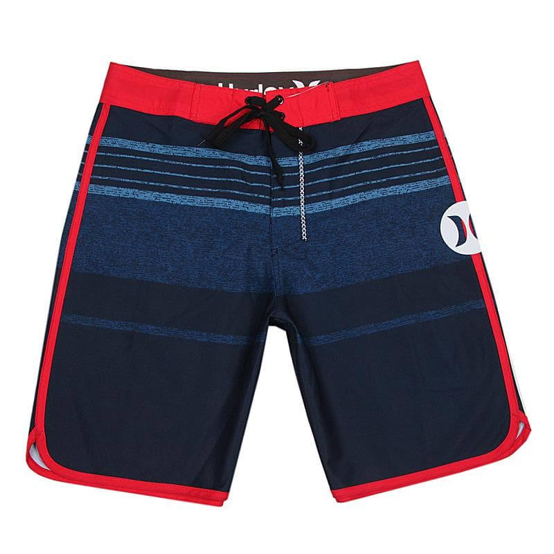 Men's Quick-Dry Elastic Beach Surf Shorts - Muscle Fit for Bodybuilding & Competition 34